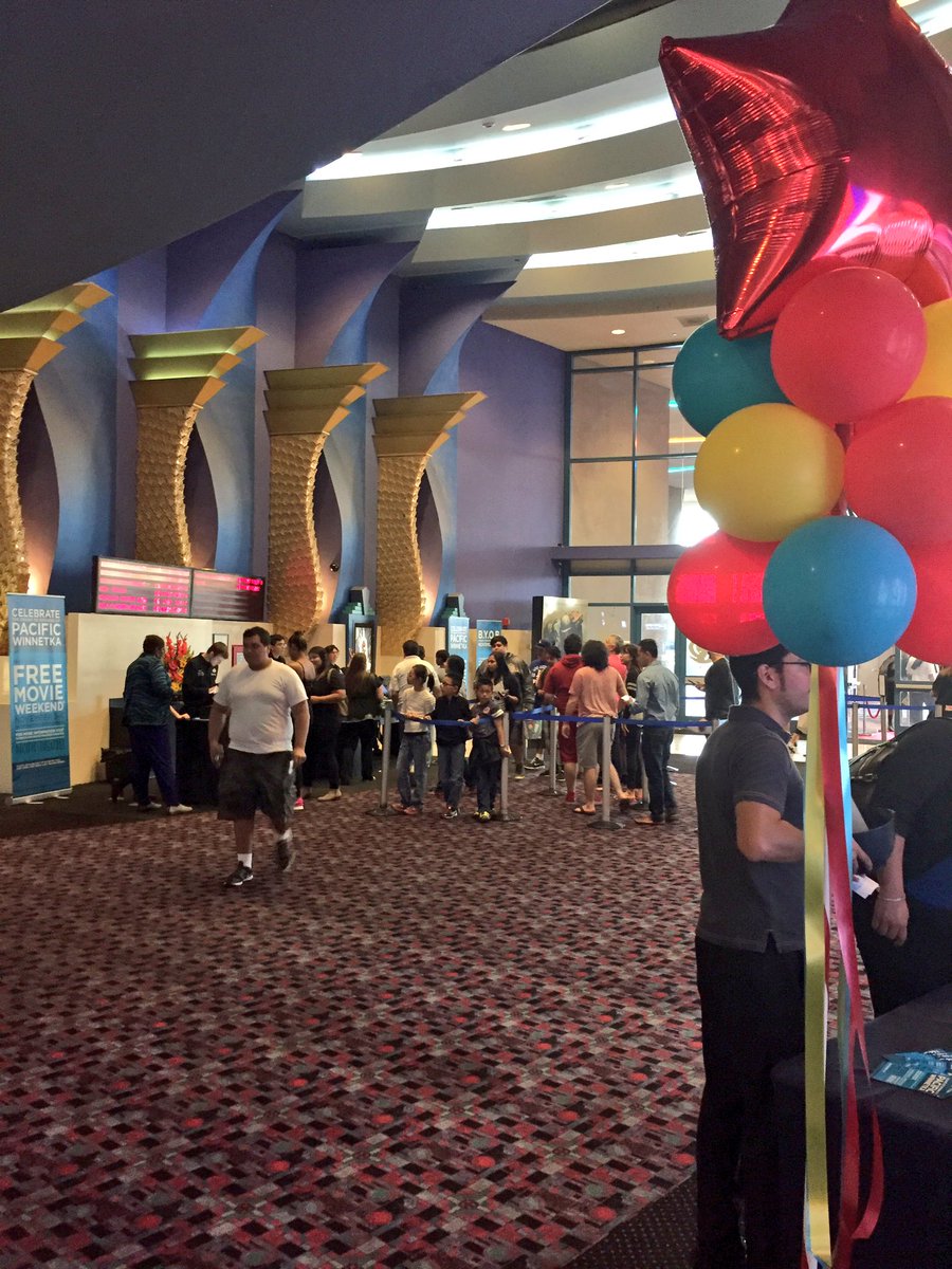 PacificWinnetka's tweet photo. So happy to introduce so many people to our renovated theaters! Stop by this weekend for a movie! 🎥 #PacificWinnetka https://t.co/VMVWLsWzZG