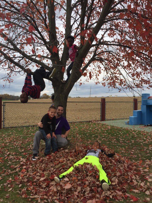 Learning in the playground!  #FLCproud!