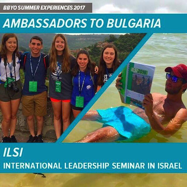 JoeyEisman's tweet photo. Join me on #A2B2017 and #ILSI2017 for #BBYOSummer2017. Scholarship and space still available, but going fast. DM if you want to chat! https://t.co/hHLwN2ttT4