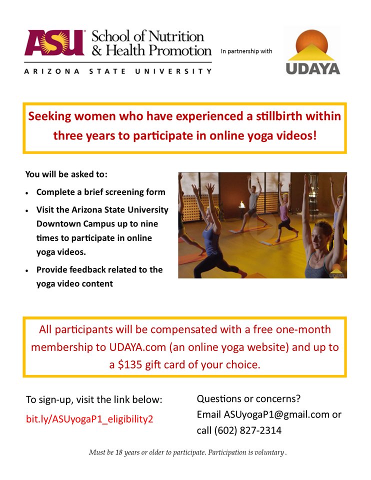 KarlaHelbertLPC's tweet photo. If you've lost a baby to #stillbirth in the last 3 years and are interested in #yoga to help cope with #grief please see this and retweet. https://t.co/BrF7TaHcq5