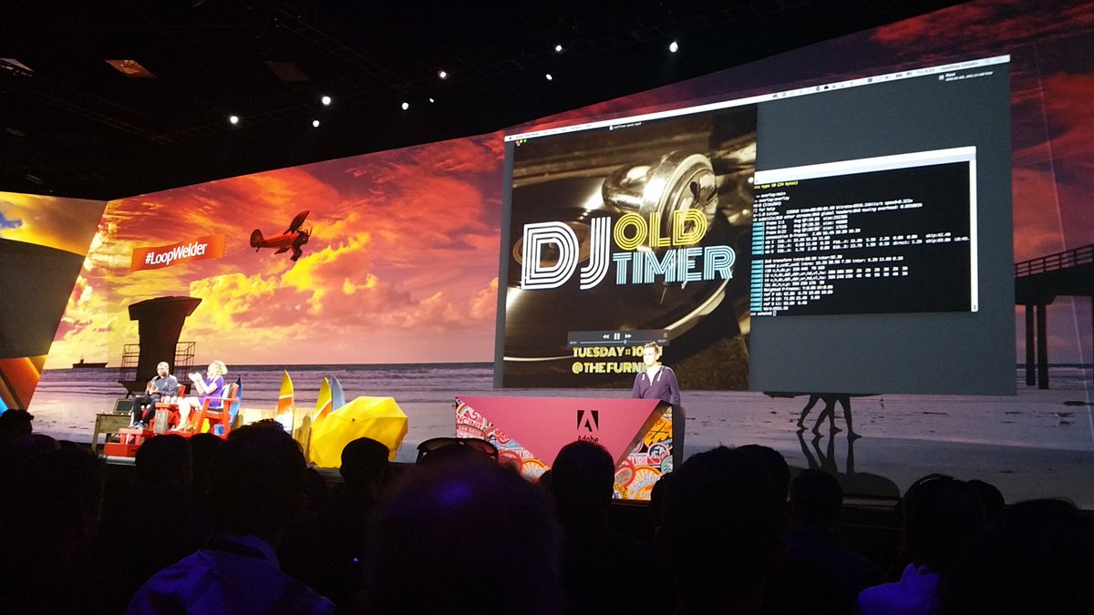 keyframer's tweet photo. #loopwelder #AdobeMAX https://t.co/fJbHL37voe