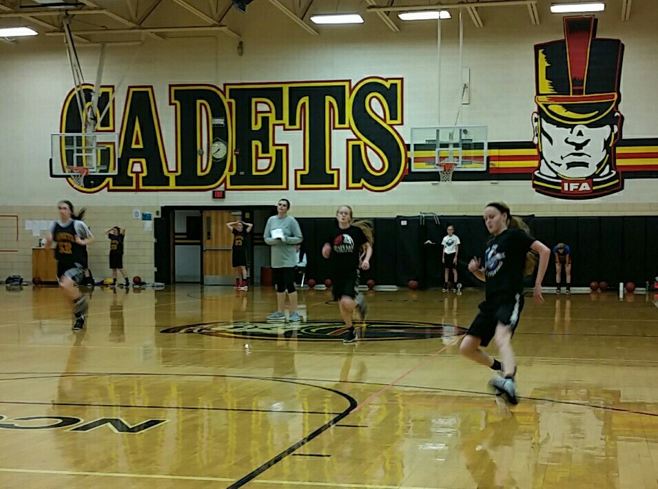IFAGirlsBBall's tweet image. Girls WORKING before practice even starts! This dedication will pay dividends this season and beyond. #NotAfraidOfHardwork #TheCadetWay