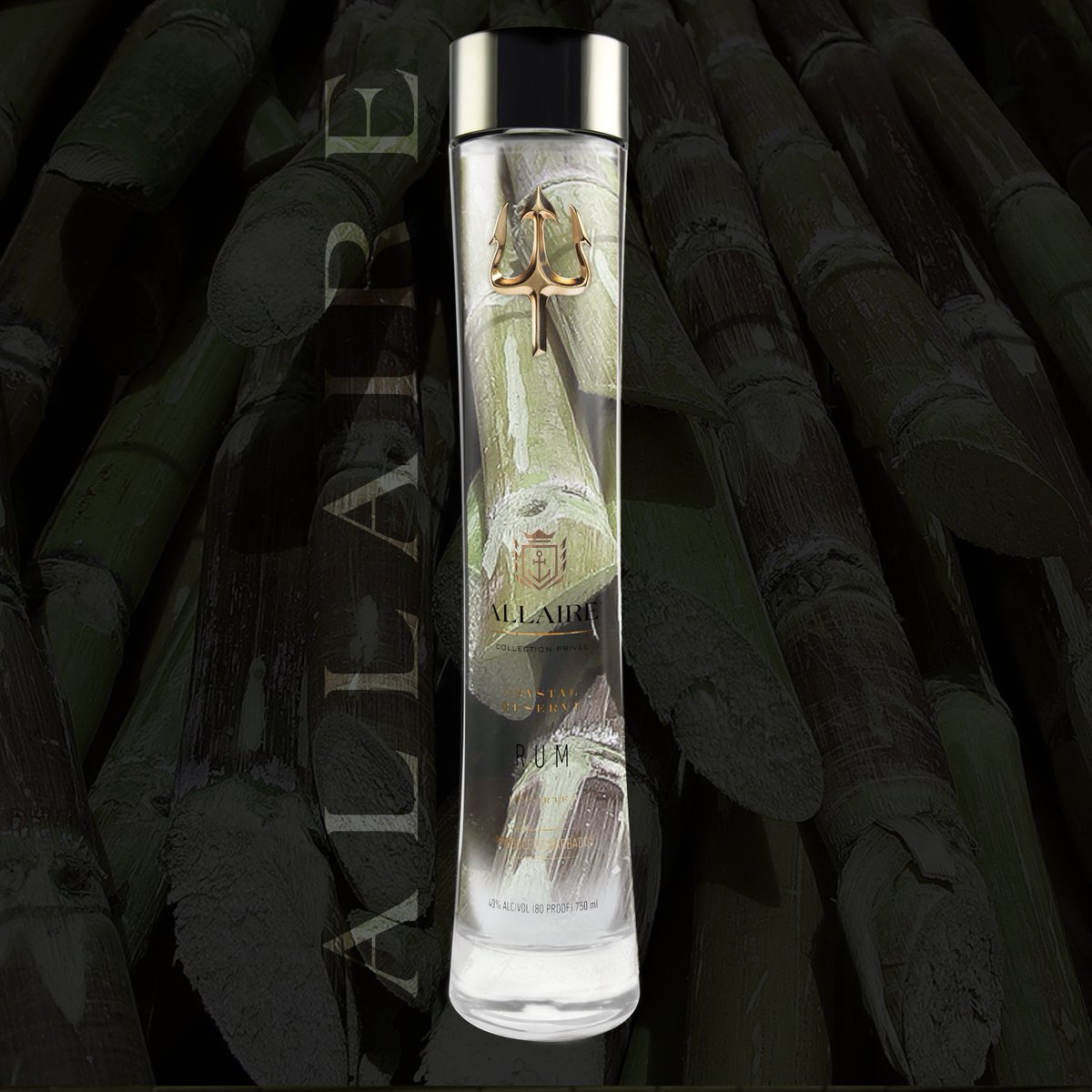 AllairePrivee's tweet photo. The best canes on the island of #Barbados are the ones you’re tasting in our #Rum. #Allaire #ClearlyTheBest #LuxurySpirits #GoldMedal https://t.co/93awlOILGW
