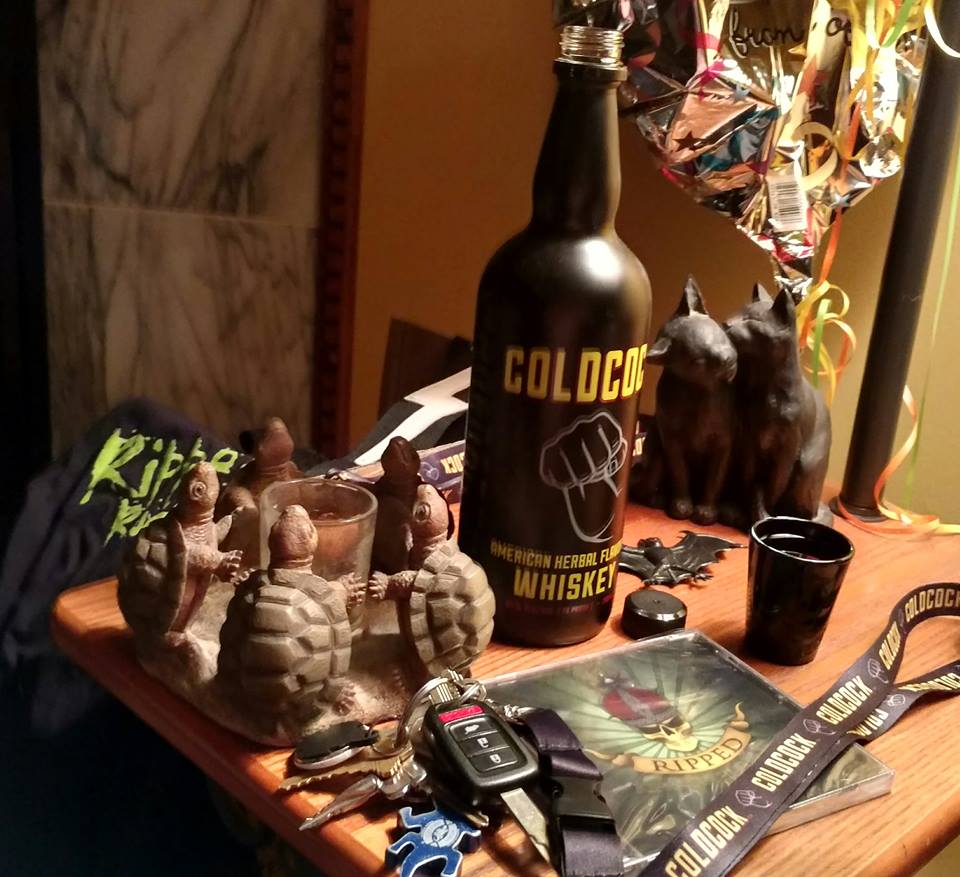 Just celebrating Tomorrow Night's ZoSo &amp; <a href="/MrRippedRocks/">Ripped</a>  at <a href="/starlandNJ/">Starland Ballroom</a>  <a href="/coldcockwhiskey/">COLDCOCK Whiskey</a> ... Thanks to <a href="/pirateradio40f/">PirateRadio1-40foot</a>  for Live Broadcast