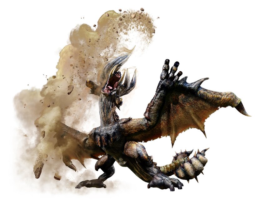 Kogath on X: Official Lance render for Monster Hunter XX: Massacre Demon  Diablos Lance and male Massacre Demon Diablos Blademaster armor #MHXX   / X