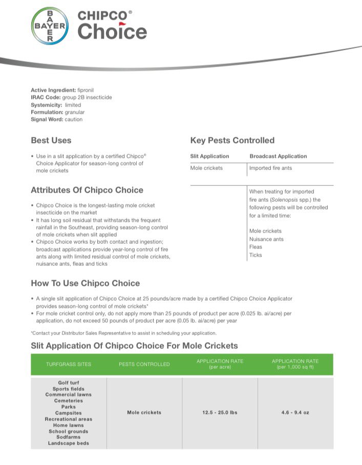 mcnerney_sean's tweet photo. FL Sups maximize @BayerGolf EOP by booking #ChipcoChoice b4 Nov. 15th #BackedByBayer #SlitApplied #NoCrickets #Done https://t.co/GkmouNIgtY https://t.co/zMfoGTtBrt