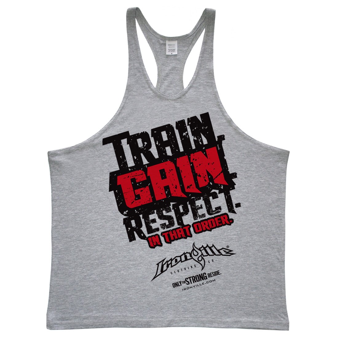 Ironville's tweet image. 1 of many #Ironville Original designs.  SHOP: ow.ly/2YSV305Q4rr #TrainGainRespect #StringerTank #Bodybuilding #Workout #Fitness #Gym