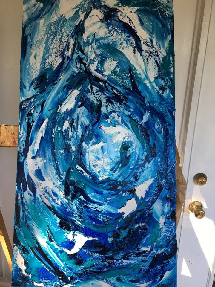 missysmedium's tweet photo. Another painting from 30a. #beachlife #30a #reflectionism #missysmedium https://t.co/OEcdLWLwa1