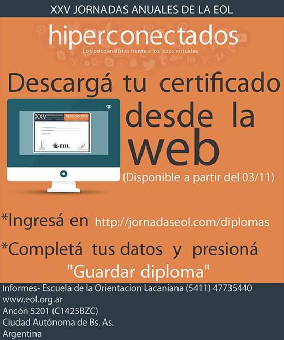 XXV Jornadas EOL tweet media