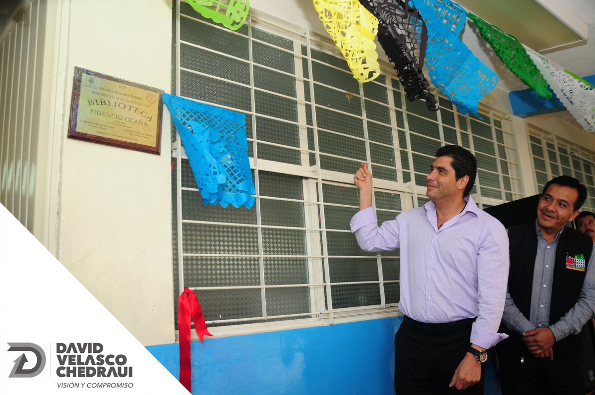 DavidVChedraui's tweet photo. Tuve también el honor de inaugurar la biblioteca “Fidencio Ocaña”.
#DavidTeEscucha #DavidVelascoChedraui #DavidCercaDeTi https://t.co/qgvJST4JQm