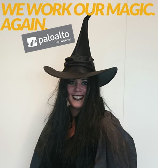 WeHireLdrsEMEA's tweet photo. #Halloween party and #PaloAltoNetworks witches and wizards were here. #99Entree https://t.co/waRicy7J3a
