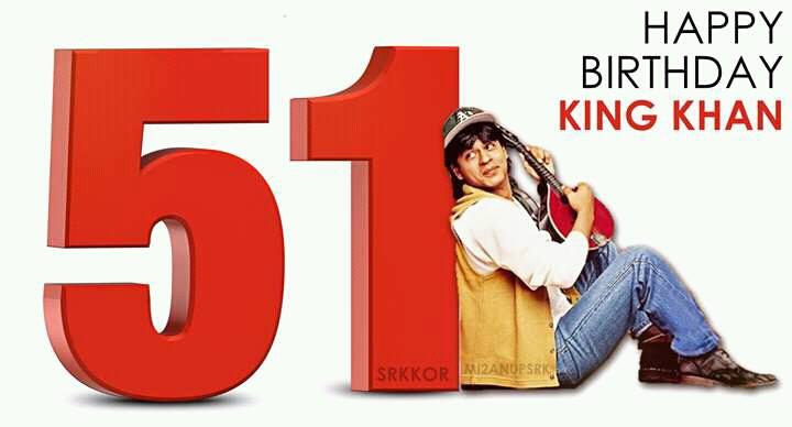 shoumitradevdon's tweet photo. Shah Rukh Khan (@iamsrk) Happy Birthday To #SRK Wishing You Many Happy Returns Of The Day. SRK now 51 years... #HBDWorldBiggiestSuperstar https://t.co/ZbYNELkBW8