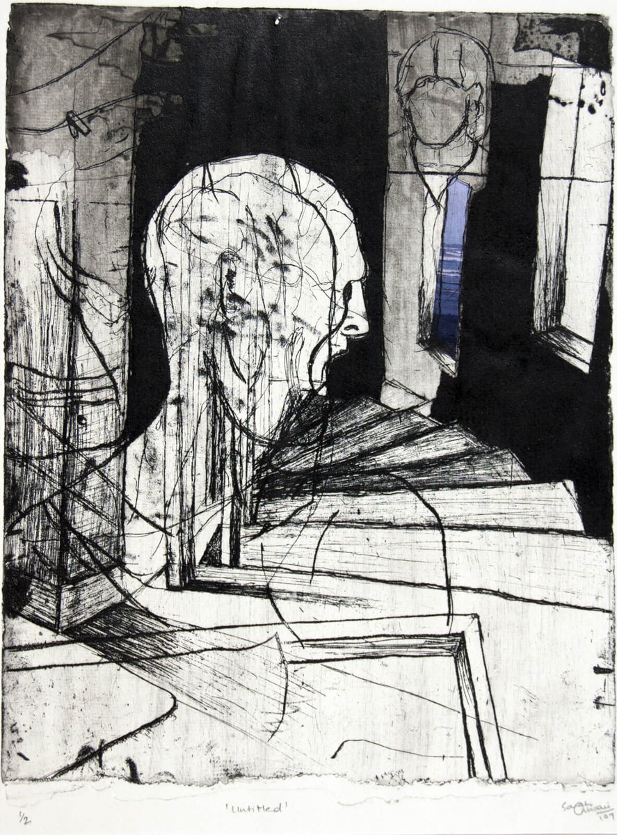 KhaasGallery's tweet photo. Sara Ansari's "#Untitled" , #Etching, 2009. #Available at #Khaas!

#printmaking #visualartist #Islamabad #Finearts #artgallery #gallerystock https://t.co/vmac2xyfy1