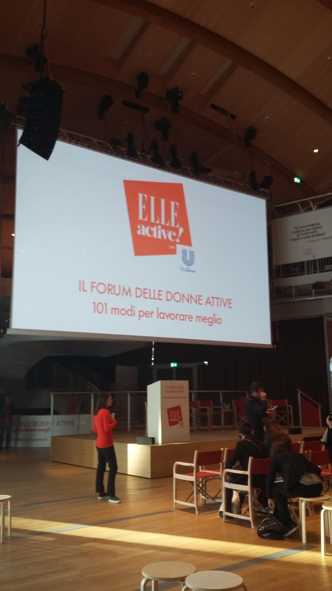 Oggi siamo all'evento #ElleActive di <a href="/Elle_Italia/">Elle Italia</a>. Seguiteci per scoprire con noi i modi per lavorare al meglio ed essere #InSync!