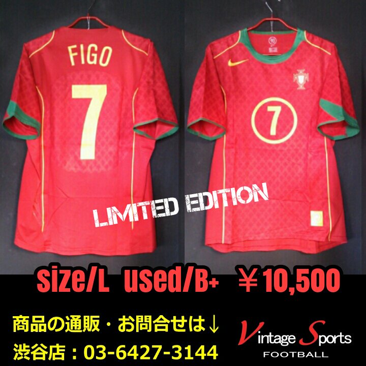ユーロ2004 ポルトガル代表 フィーゴ 新品紙タグ付き フルパッチ