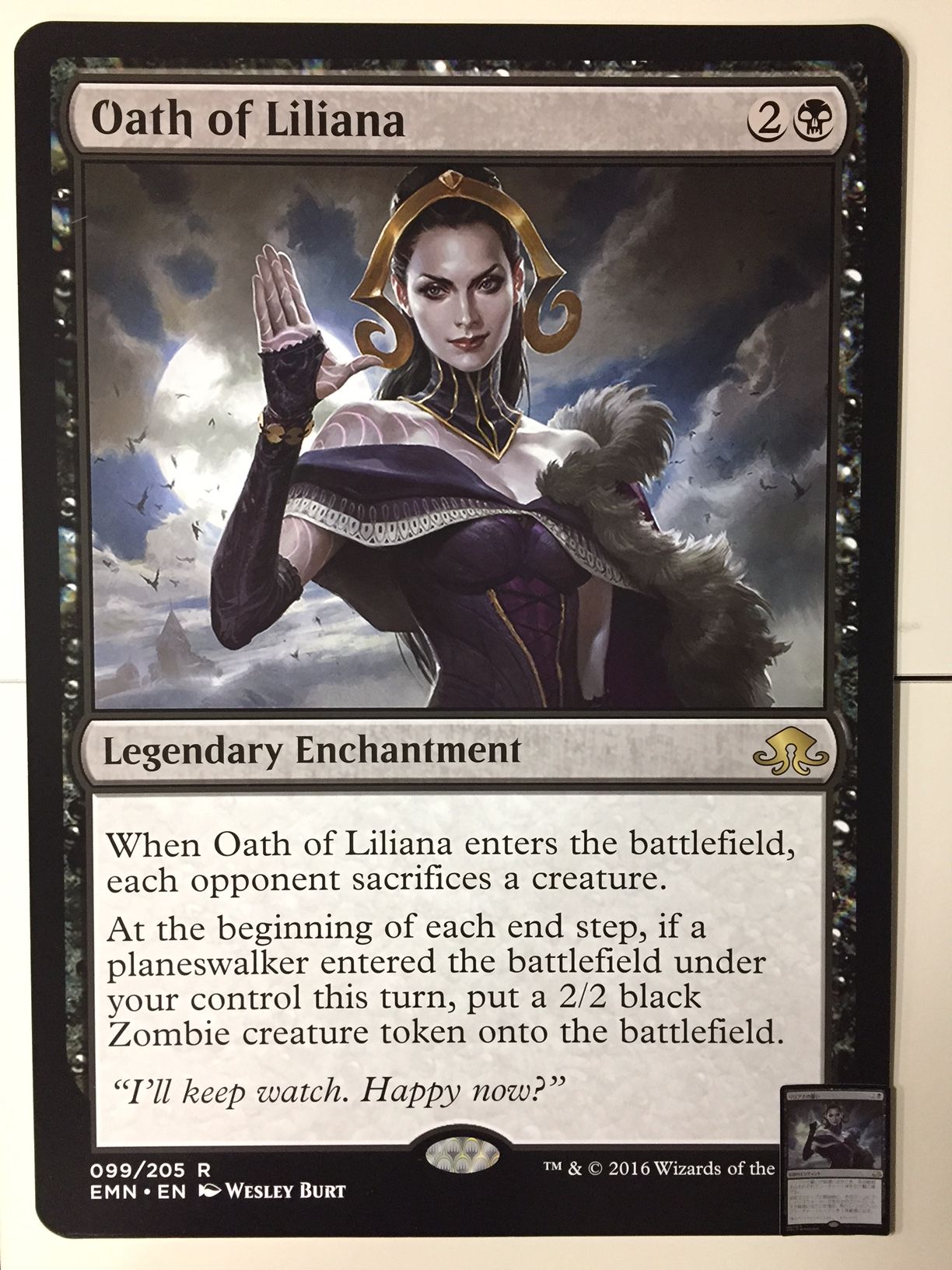 MTG☆リリアナの誓い 大判カード eva.gov.co
