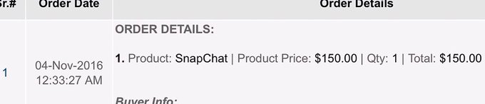 Thanks to the AMAZING guy who just bought my #snapchat 😍! https://t.co/6Ds1vxraD2 https://t.co/2852I<a href="/tag/snapchat"class="tags">#snapchat</a>