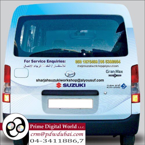 waseeq8's tweet photo. Prime digital world ( #PDWDubai ) provides best service of #vehiclegraphics in #UAE. Here you can #advertise your brand on any vehicle. https://t.co/XrTwBi6chx