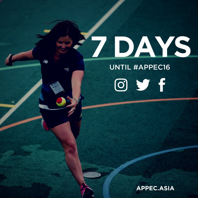 With a week to go till #APPEC16, the excitement is kicking in! If you haven't registered, you definitely should! 21c.li/appec16