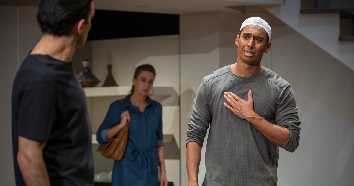 MelbTheatreCo's tweet photo. After sold-out Melbourne & Geelong seasons #mtcDisgraced closes at @qldtheatre this weekend. Congrats all & best wishes for the final shows! https://t.co/o5133WBXQD