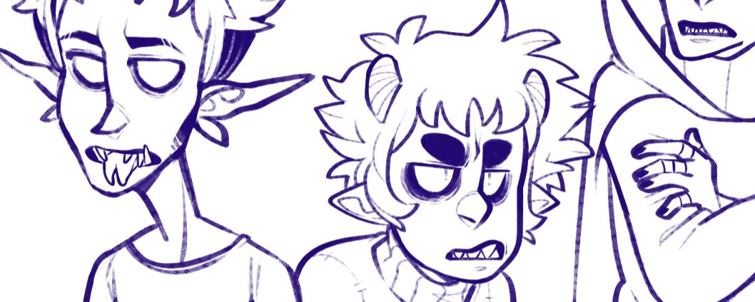Redrawing something from a couple years ago --idk why but redrawing old art sometimes helps get my motivation back