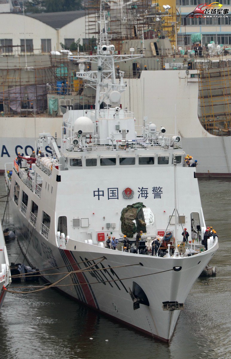 フィリピン沿岸警備隊に対し妨害を行った中国海警局船はいずれも76mm