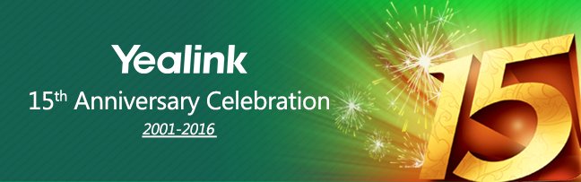YealinkNews's tweet image. Nov 5th is our 15th Anniversary! We sincerely thank all our partners&amp;amp;customers. Happy Birthday, Yealink! Wish you have a wonderful weekend!