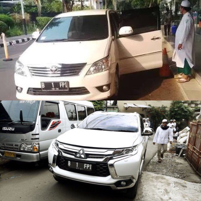 Kepo Mobil  Mewah  Pajero B 1 FPI  Habib Rizieq saat 