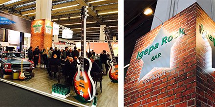 PosterandPanel's tweet image. Stand del Grupo Igepa en @viscomshow Rock'n'roll! #igepa #viscom2016 #Digital #print #rock #show #Marketing #PRINTING #frankfurt
