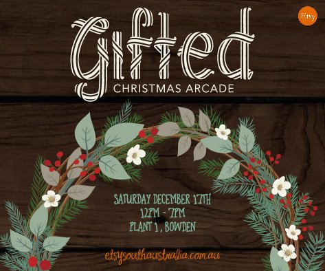 flinders_market's tweet photo. Join us and the gang from Etsy South Australia for our next epic Christmas market event Sat Dec 17th, at our new pop-up venue Plant 1 Bowden https://t.co/B5YMr09oKs