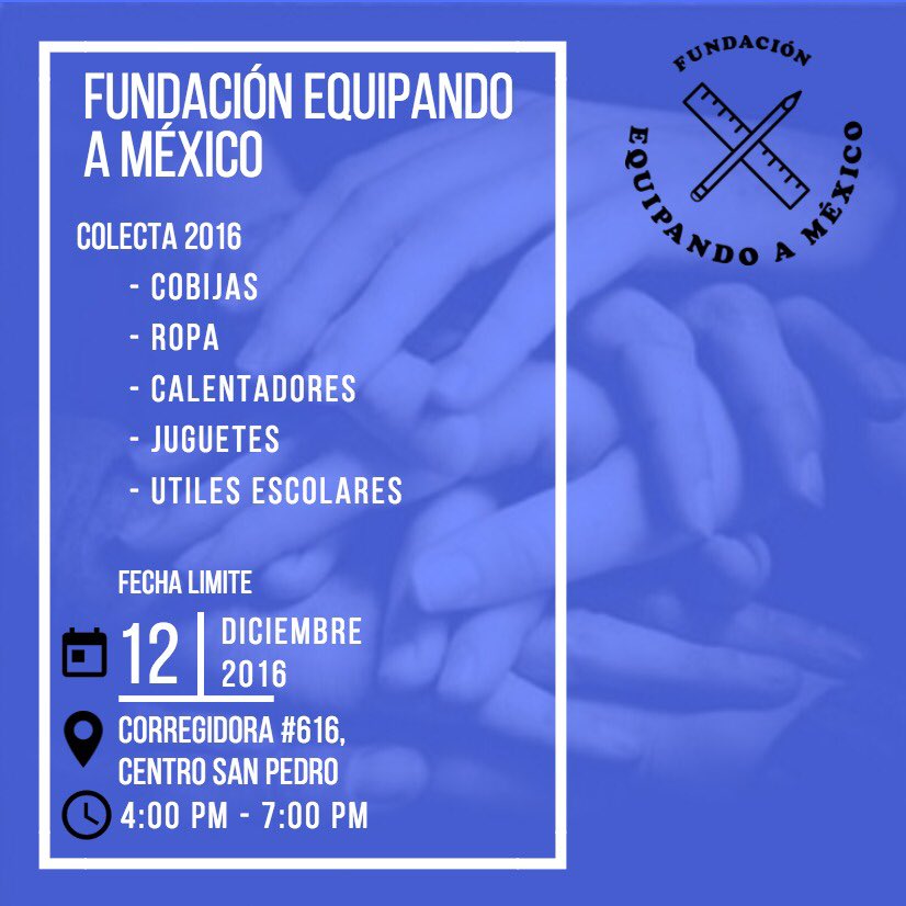 ¡En estas épocas de invierno apoyemos a nuestros vecinos! Con su ayuda ayudemos a esparcir el espiritu navideño 🐻☃️🎁🎅 #EquipandoAMex