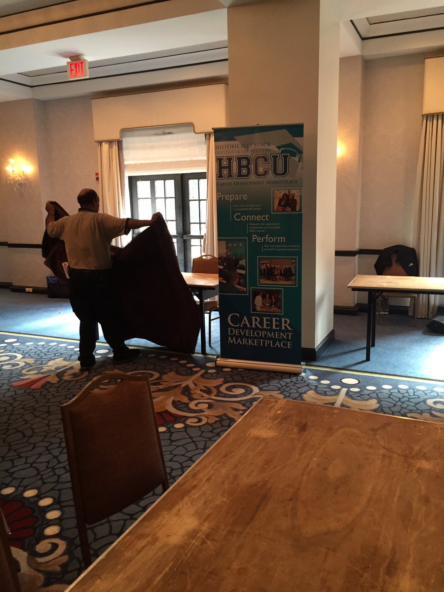 The <a href="/HBCUcareer/">HBCU Careers</a> career fair is just wrapping up. Next up is the luncheon. Many students received offers today from different companies.