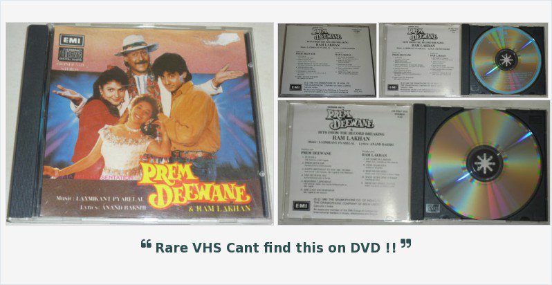#PremDeewane / #RamLakhan (1992) - BID NOW - #CD #Bollywood #Hindi #Indian #AnilKapoor #JackieShroff #MadhuriDixit ebay.co.uk/itm/1121974968…