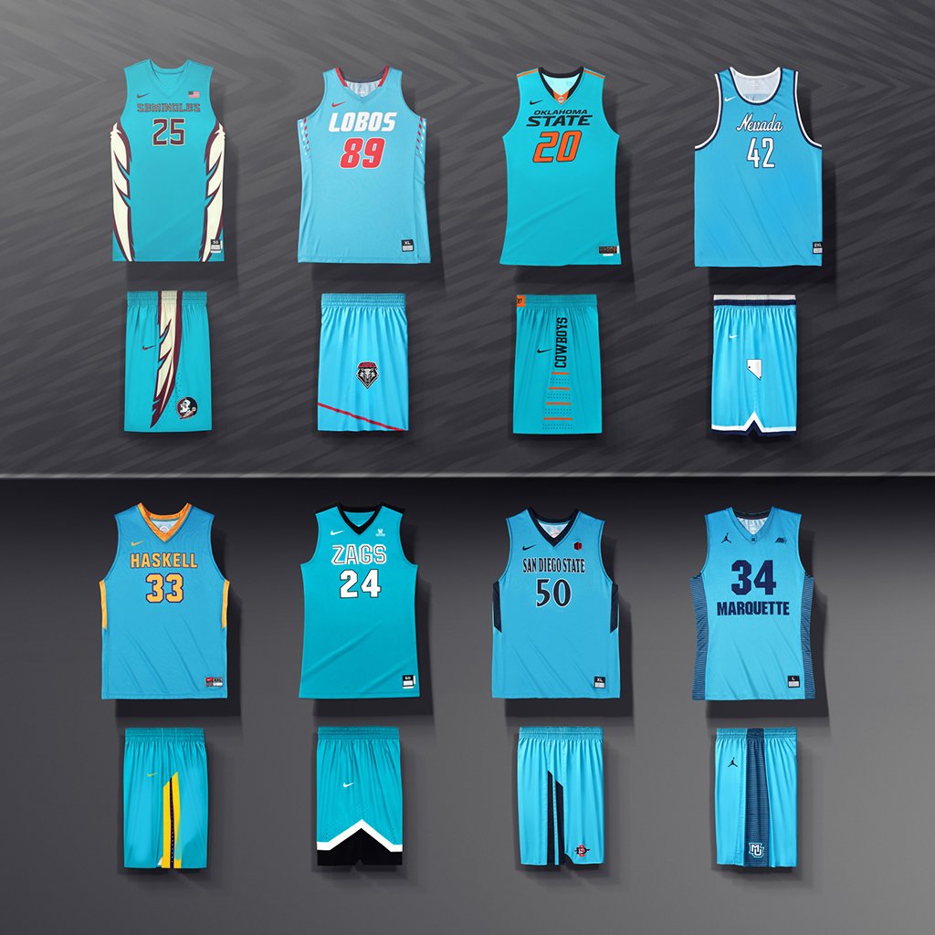 NikeN7's tweet image. Designed to inspire, 9 NCAA teams will gear-up with Nike N7 jerseys to celebrate Native American Heritage Month. gonike.me/60128Gp3w