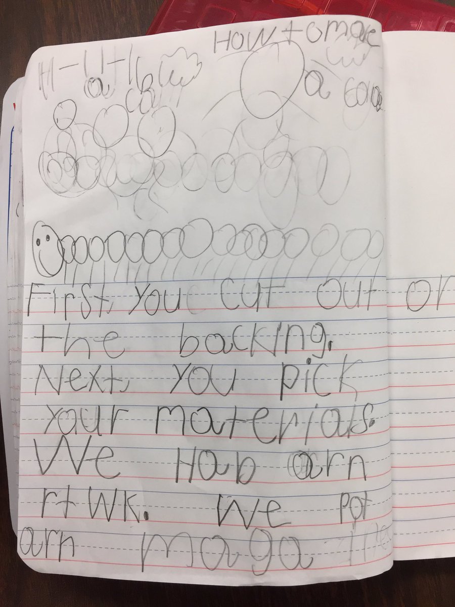 mrsktmiller's tweet photo. How to writing! How to make a caterpillar collage #totellastory #cobbia https://t.co/Yoo51IRe2R