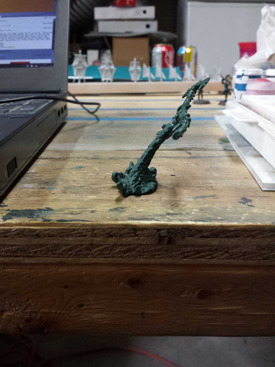 elTonioBerg's tweet image. Bane Witch Agathea might need an hot water bath... #backproblem #warmongers #cryx #wmh