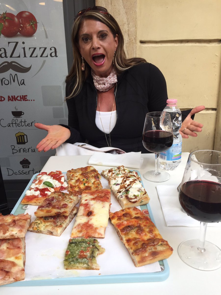 The BEST pizza in Rome! Pizza Zizza next to the Vatican!