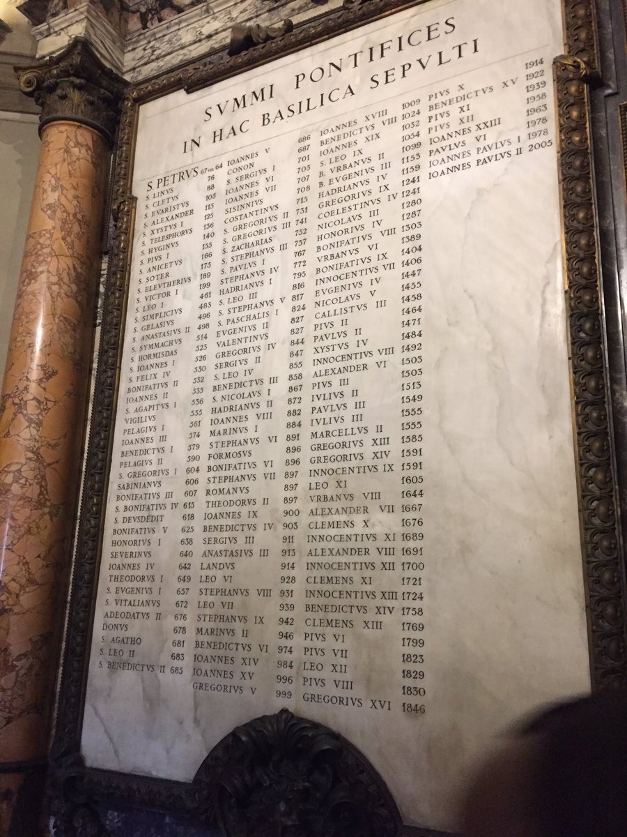 All the popes!