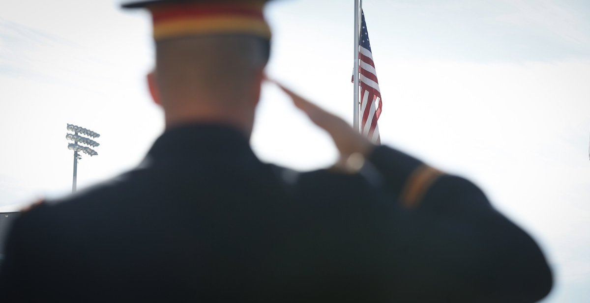 MissouriState's tweet photo. It's been a noisy week in the political arena. But let us not forget that we're on one team as Americans. #VeteransDay https://t.co/tjKOFiKyYd
