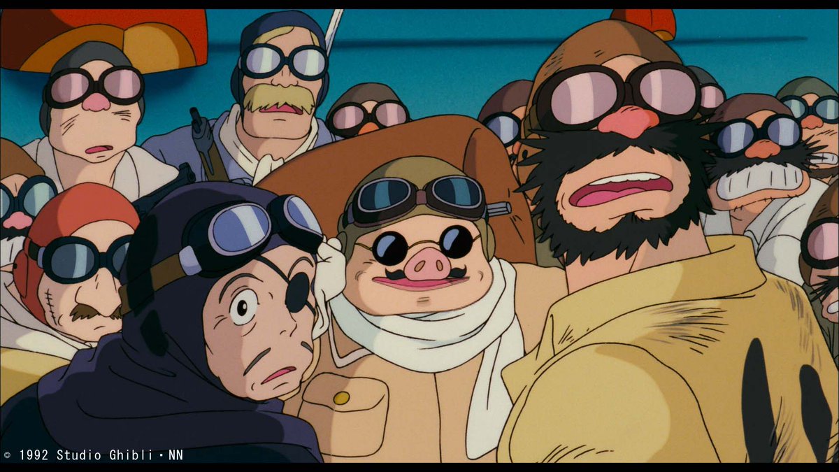 紅の豚の製作開始時、スタッフは前作「おもひでぽろぽろ」で大忙し