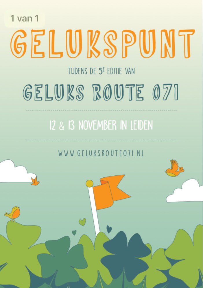 Complimenten waar je warm van wordt tijdens de #geluksroute bij <a href="/LeidseLente/">Diana Lepelaar</a> Kom je ook? #071 #geluk