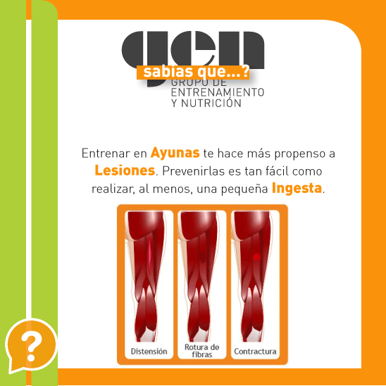 Ojo! A no moverse sin alguna ingesta saludable!!