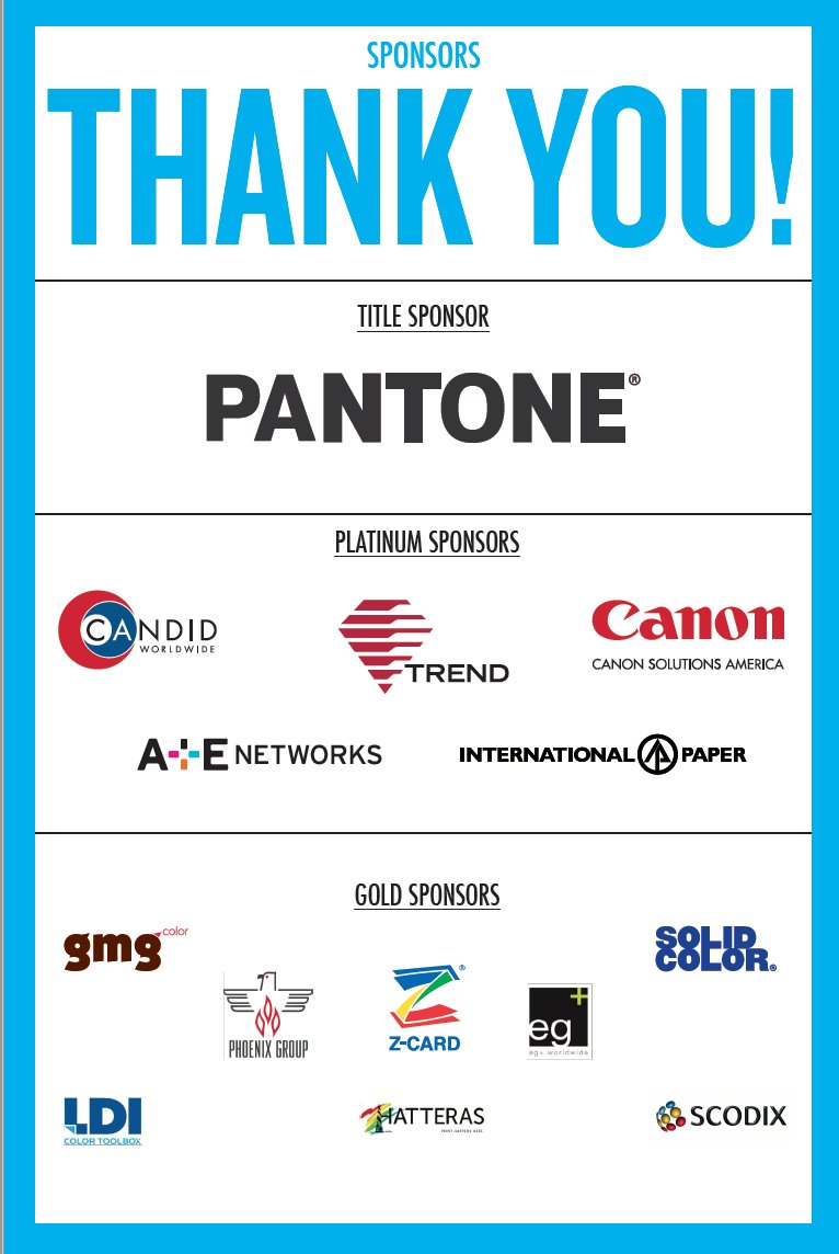 Special Thanks to our #topsponsors Pantone @CandidWorldwide @AENetworks @trendoffset  @Canon_Solutions @IntlPaperCo#appyawards #winning