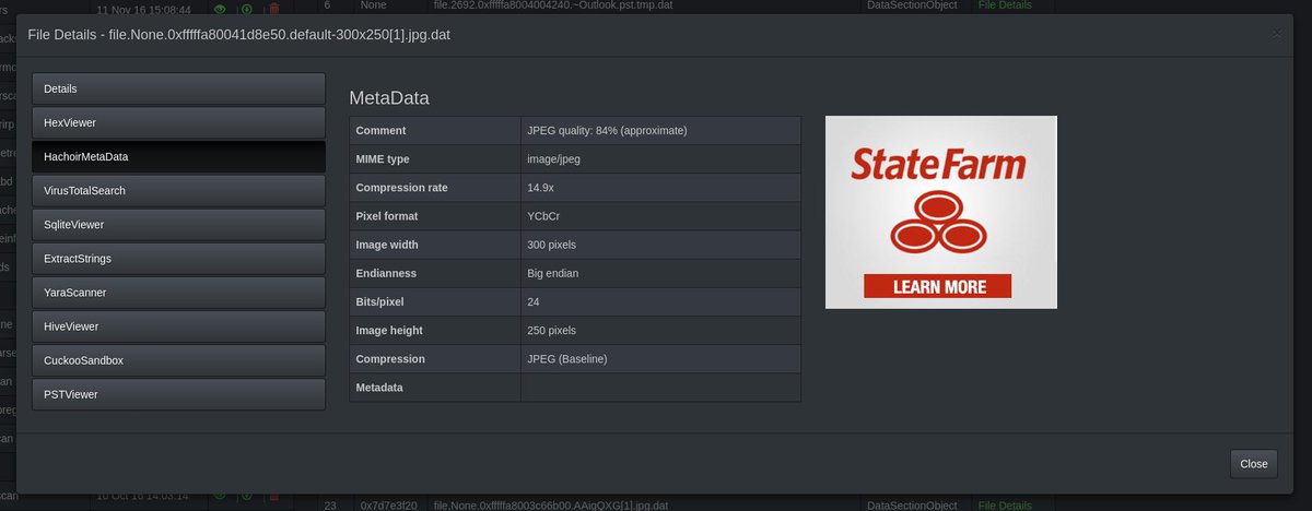 #VolUtility a WebUI for <a href="/volatility/">volatility</a> supports submit to <a href="/cuckoosandbox/">Cuckoo Sandbox</a> and parse metadata with img preview. Release tomorrow #withanyluck