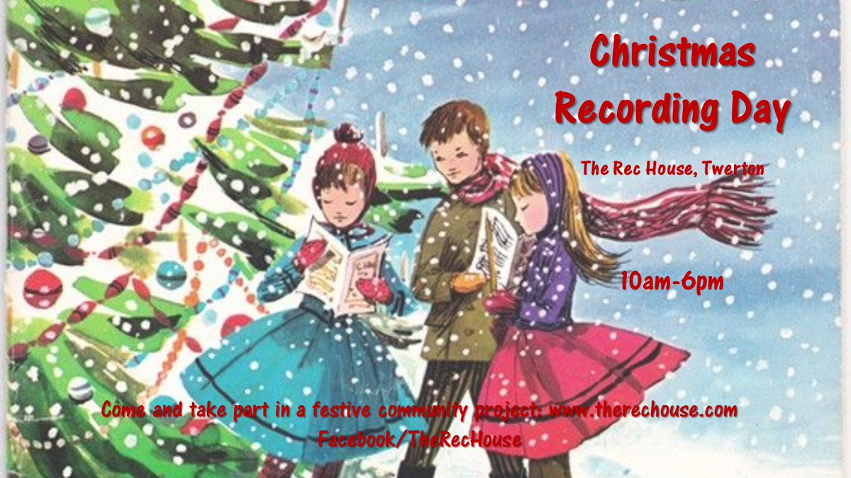 therechouse's tweet photo. This Saturday come and be part of a collaborative festive project at The Rec @therechouse #christmasnoise https://t.co/vxRGCI225v