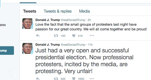 leswalker's tweet photo. Tweets from #Trump pose challenges for #journalists, it's like covering fortune cookies, no? His latest two: HT @webjournalist https://t.co/0IDqSBFCoW