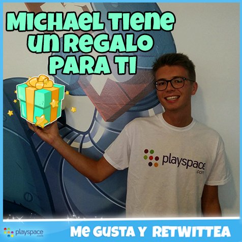 PlayspaceGames's tweet photo. 😊Conoce al Equipo #Playspace✌️➡Michaël está de prácticas en el equipo de marketing👾 🎁Te desea #FelizViernes ➡ https://t.co/E9H6hzvy32  🎁 https://t.co/Woxp9c2YgR