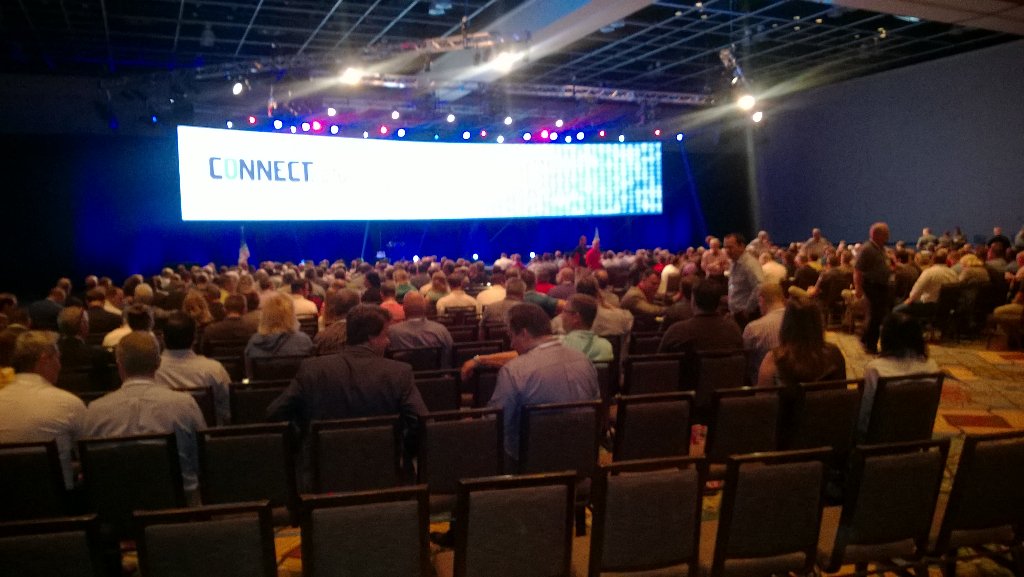 This gives good sense of scale of Honeywell Connect event, at its opening general session in Fla.