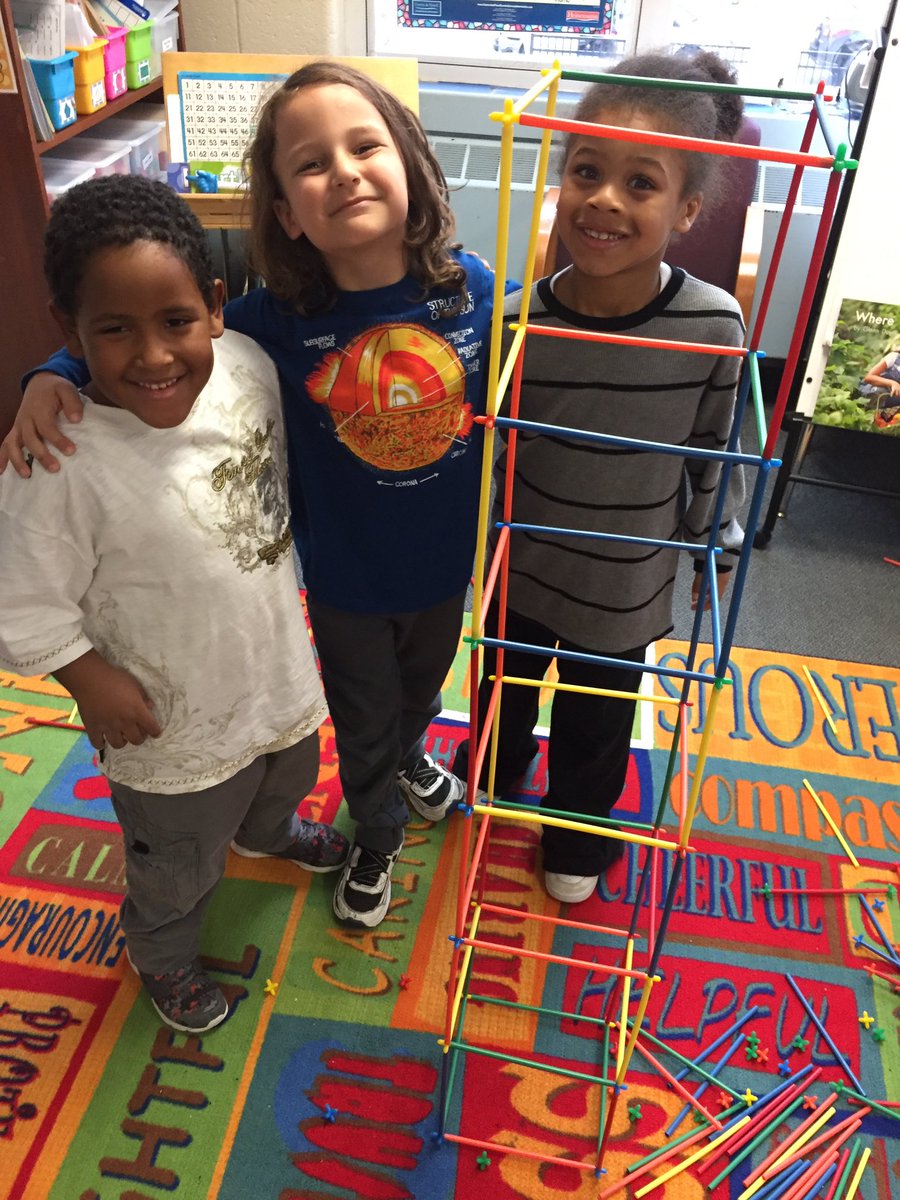 Their group plan was to make a "super tall tower"! #imagineering #firstgradefamily <a href="/mpspride/">Manchester Schools</a>