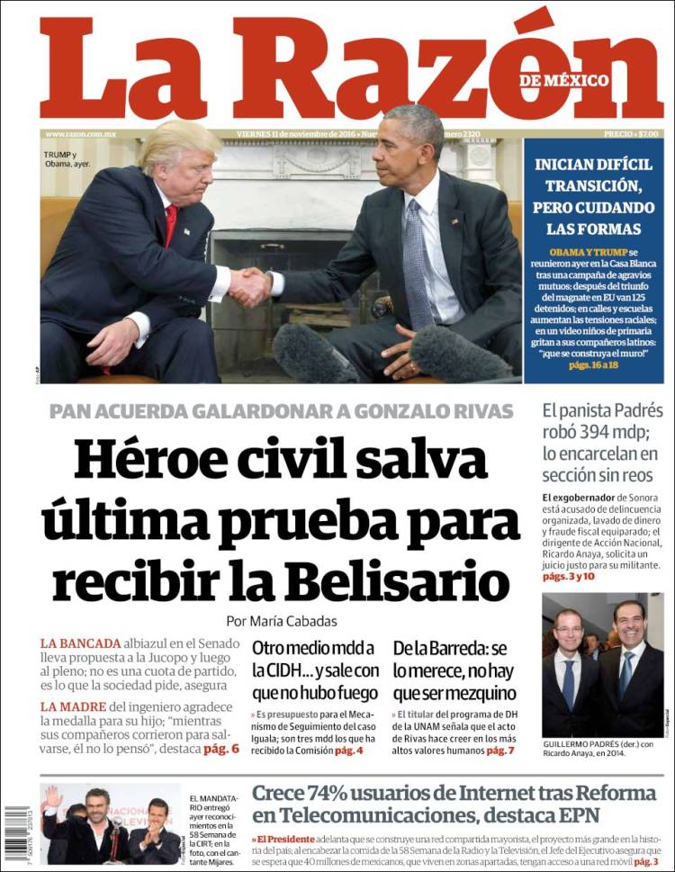 RadioConexionV's tweet photo. Las portadas de hoy: el efecto @realDonaldTrump en las economías y desplome del peso
#BuenViernes 
#TeHagoElParoSi
#FelizFinde https://t.co/HRYRpDXg3B